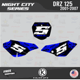 thumbnail image 3 of Kalair GFX Graphics Kit for Suzuki DRZ125 (2001-2007) Night-city Series, 3 of 5