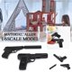 thumbnail image 2 of TQEHS Modelo de pistola de metal a escala 1/6 para accesorios de escena de figura de 12" H3K6, 2 of 6