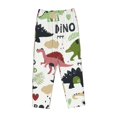 thumbnail image 4 of Daiia Cute Dinosaurs Women's Sleep Pant with Pockets and Drawstring,Pajama Pants-Large, 4 of 9