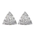 thumbnail image 2 of Copper Inlaid Zircon Earrings Earrings Female Geometric Earrings Bridal Jewelry, 2 of 4