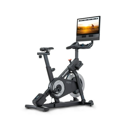 NordicTrack X24 Bike: Pivoting HD Touchscreen, Auto Resistance & Incline, Silent Magnetic Resistance™, AutoBreeze™ Fan, 2-Sided Pedals & iFIT Membership for Interactive Workouts