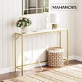 thumbnail image 4 of Console Table, Narrow Sofa Table, 43.3” Entrance Table with Power Station, Behind Couch Table, Simple Style, for Living Room, Hallway, Entryway, Foyer, 4 of 8