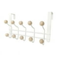thumbnail image 1 of 5 Crochets sur Porte avec Boules en Bois, Design Moderne Multifonctionnel pour Entrée, Garde-Robe, Salle de Bain, 1 of 6