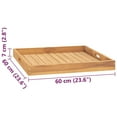 thumbnail image 2 of vidaXL Serving Tray Wooden Serving Plate with Raised Edges Solid Wood Teak, 2 of 34