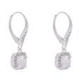 thumbnail image 2 of Pendientes Anne Klein impecables con circonitas cúbicas plateadas, 2 of 4