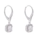 thumbnail image 2 of Pendientes Anne Klein impecables con circonitas cúbicas plateadas, 2 of 4