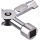 thumbnail image 4 of 2 Pieces 4 Way Multifunction Utility Key for Electric Water Gas Box Medicine Cabinet Opening Key (Silver), 4 of 4
