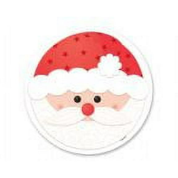 Santa 7inch Round Edible Photo Image Cake Decoration