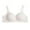 White, variant on Penkiiy Women Bras Women Solid Underwired Sexy Lace Back Double Breasted Lingerie Black Bras