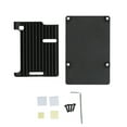 thumbnail image 1 of Case for Raspberry Pi 3 Model B B+ Black Aluminum Alloy Anodic Oxidation CNC Shell, 1 of 5