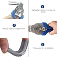 thumbnail image 2 of Miangastore 1 Set Semi-automatic Operation Pliers Plastic Sky Blue for Farmers with Cage Maintenance, 2 of 8