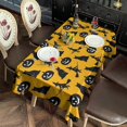 thumbnail image 2 of Halloween Black Cats Witches and Pumpkins Rectangle Tablecloth 60"x102",Waterproof Polyester Rectangle Table Cloth, Wipeable Spillproof Polyester Tablecloth for Dining, Camping, Indoor and Outdoor, 2 of 6