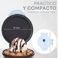 thumbnail image 4 of Mini Plancha Eléctrica Ligera y Práctica para Hot Cakes y Huevos | Superficie Antiadherente de Calentamiento Rápido | Ideal para Porciones Individuales | Diseño Compacto Fácil de Usar (blanco), 4 of 16