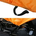thumbnail image 4 of Unique Bargains 210T Motorcycle Half Cover Outdoor Waterproof Rain Dust UV Protection Orange XL, 4 of 7