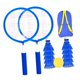 thumbnail image 2 of Juego de bádminton para niños, raqueta de bádminton con volante, bolsa de almacenamiento resistente Azul, 2 of 9
