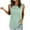 Mint Green, variant on Sales of The Day! Pleated Tops for Women Square Neck Tank Top Summer Casual Loose Sleeveless Tee Blouse Pink XXL