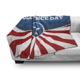thumbnail image 3 of 4th of July Soft Flannel Fleece Blanket, Digital Composition of Independence Day Themed Stars Stripes Patriotic Design, Cozy Plush for Indoor and Outdoor Use, 70" x 90", Multicolor, by Ambesonne, 3 of 6