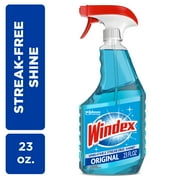 Windex Glass Window Cleaner, Original Blue, Spray Bottle, 23 fl oz