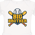 thumbnail image 4 of Inktastic Big Brother Baseball Boys Long Sleeve Baby Bodysuit, 4 of 5