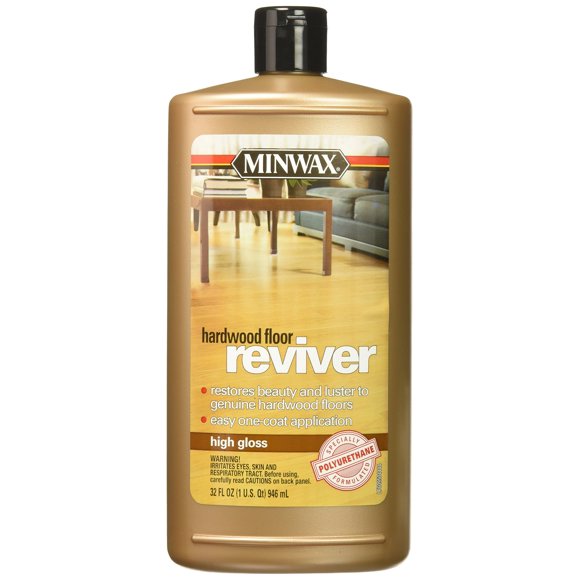 1 qt Minwax 60950 Clear Hardwood Floor Reviver Renew Hardwood Finish, High Gloss