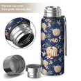 thumbnail image 2 of 20 Oz Fall Pumpkins Leaves Pattern Coffee Tumbler Double Wall Insulated Stainless Steel Water Bottle | Metal Reusable Thermoses Flask with Cup Cap | Leak & Sweat Proof with Anti-Dust Lid, 2 of 7