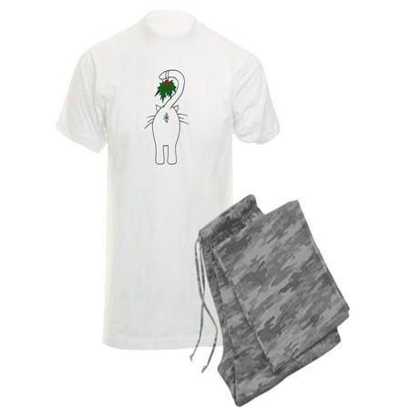 

CafePress - Season s Greetings From Our Cat Pajamas - Men s Light Pajamas