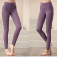 thumbnail image 3 of Gibobby Pantalones de mezclilla Legging de compresión informal para mujer, pantalones inferiores para mujer, mallas acampanadas de Yoga para mujer, pantalones de Yoga tipo V,(Rosa Dorado， M), 3 of 5