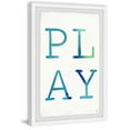 thumbnail image 2 of Marmont Hill Blue Play Framed Wall Art, 2 of 6