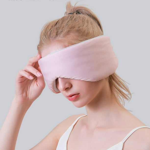 Antifaz Para Dormir Envolvente, Opaco, Con Ajuste Nasal, Tejido Suave Y Transpirable, Portátil Para Viajes, Para Dormir Y