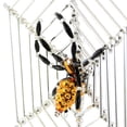 thumbnail image 3 of Santa Land 8.00In Halloween Spider Web, Glass, Ornament Beaded Czech Luck 21R1000, 3 of 3