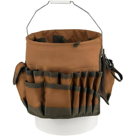 The Bucketeer Bucket Tool Organizer in Brown, 10030