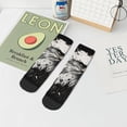 thumbnail image 7 of Pofeuu Ink Style Bald Eagle Print 30cm Socks, Adult Running Hiking Socks for Youth and Adult, 7 of 7