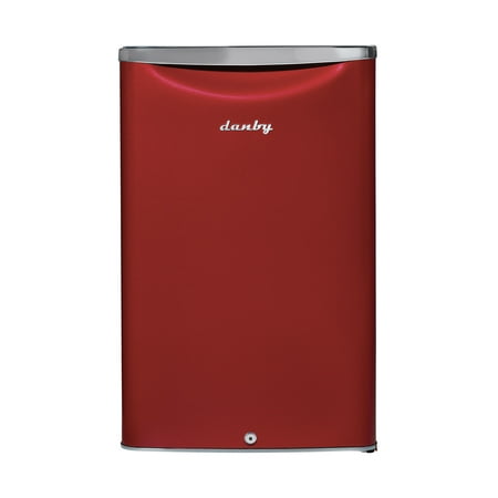 Danby 4.4 cu. ft. Retro Compact Fridge in Metallic Red (DAR044A6LDB)