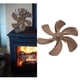 thumbnail image 3 of 2 piezas de piezas de actualización de reparación de registro de cuchillas de repuesto de ventilador Firepalce Macarena ventilador de chimenea alimentado por calor, 3 of 5