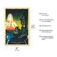 thumbnail image 2 of Warsaw Poland - Saxon Palace Gardens Fountain - Vintage Travel Poster by Tadeusz Gronowski c.1936 - 8 x 12 inch Vintage Metal Tin Sign, 2 of 4