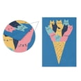 thumbnail image 5 of Yayeee Garden Flag 28" x 40" Double Sided Outdoor Yard Lawn Holiday Decorations, Colorful Ice Cream Cat, 5 of 6