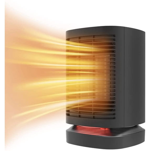 Dulce Domi DH-QN05 950W PTC Electric Heater W/ 3 Temps Smart Control, 120° Oscillation Space Heater, ETL Listed Portable Heater Overheat/Tip-over Protection Heaters, Coverage 200 SqFt
