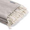 thumbnail image 5 of Vera Wang  Cotton Fringe Throw, 5 of 5