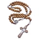 thumbnail image 1 of Rosario De Madera Hecho A Mano, Collar Con Cruz Católica, Regalos Católicos Perfectos ANGGREK Otros, 1 of 5