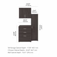thumbnail image 2 of Universal 3 Piece Modular Closet Storage Set in Storm Gray - Engineered Wood, 2 of 4