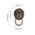 thumbnail image 2 of Caj?n Perillas - 2.64" 8uds Metal Puerta Tiradores Tocador Manijas para Armario Maleta Mueble Reemplazo con Montaje Tornillos, Bronce Unique Bargains tiradores para armarios y muebles, 2 of 5