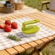 thumbnail image 4 of Cepillo para verduras para fregar patatas: estropajo de plástico resistente con cerdas rígidas para limpiar frutas, patatas, zanahorias y hortalizas de raíz. Cepillo estropajo ergonómico para, 4 of 6