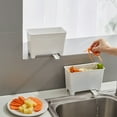 thumbnail image 5 of Mouliraty Kitchen Waste Bins - Over-Cabinet Garbage Bowl Trash Drainboard For Collecting Food Scraps And Compost From Counter, 5 of 7