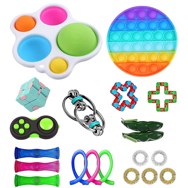 Juguete sensorial Push Bubble Fidget para aliviar el estrés del autismo