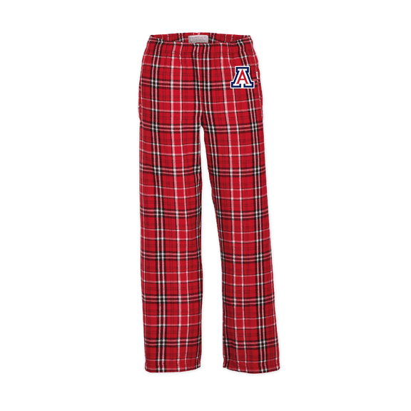 Youth Boxercraft Red Arizona Wildcats Plaid Flannel Pants