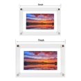 thumbnail image 3 of Acrylic Digital Video Picture Frame with Sound, Smart Rechargeable Motion Loop Player, Desktop Display for Custom Videos, Valentines Day Gift for Boyfriend/Girlfriend, White 7 Inch, 3 of 8