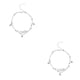thumbnail image 4 of Qarigey Tobilleras para niñas Hermosa joyería única Adorno Accesorio de moda Pies Cadenas para la decoración del vestido Perla / 8 formas Perla/forma 8 Plata 2piezas, 4 of 6