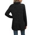 thumbnail image 4 of IROINNID Women's Turtleneck Sweater Casual Loose Fit Solid Pullover Winter Warm Sweater Tops ,Black, 4 of 9