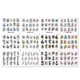 thumbnail image 1 of Nail Art Watermark Sticker Set 12 Sheets, A Set Of Butterfly, Fruit Lace, Colorful Flower Nail Stickers, 1 of 3