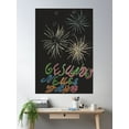 thumbnail image 2 of Happy New Year Poster Wall Art, Modern Wall Decor, 8x12 UNFRAMED, 2 of 2